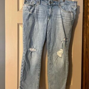 Torrid size 12 boyfriend style crop jeans